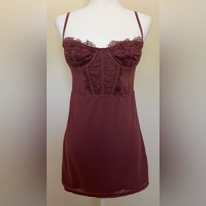 NWOT Urban Outfitters Modern Love Corset Mini Dress, Size M